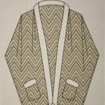 Charter Club Cozy Plush Wrap 50 x 70 Tan Chevron Throw Photo 4