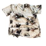 Vera Wang Simply Vera Floral Print Women's Top Photo 3