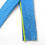 ZARA  Womens Size Large Gold Button Straight Leg Retro 90s Style Jeans High Rise Photo 5