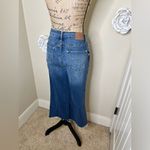 Judy Blue NTM: Medium Wash Dixie Jeans Wide Leg Cropped with Raw Hem Sz 9/29 Photo 12