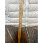 Patagonia  Goose Down Vest Womens Large White Puffer Quilted Packable Zip Pockets Photo 8