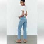 ZARA HIGH-WAISTED MINI FLARE JEANS Z1975 Photo 6