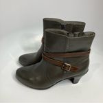 Rockport Cobb Hill‎ leather heeled boots size 8 Gray Photo 1