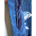 Vintage National 100% Rayon Blue Floral Midi Dress sz XL Beach Hawaii Vacation Photo 5