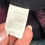 Trina Turk  Y2K Abstract Black Pink Green Neon Silk Satin Halter Dress size 8 Photo 4