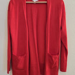 Time And Tru Red Cardigan size small Photo 0