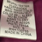 Umgee Small Magenta Velvet V Neck High Waist Balloon Sleeves Tunic Top/ dress Photo 6