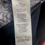 White House | Black Market Geometric Tie V Open Back Mini Dress XS Black Pink Photo 7