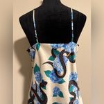 NWT ARLO Blue and White Floral Snake Slip Dress size medium Photo 4