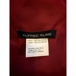 Alfred Sung  Women’s Plus Size 24 W Burgundy One Shoulder Belt Floor Length Dress Photo 10