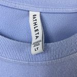 Athleta Women's Oversized Periwinkle Blue Coaster Sweatshirt L Photo 2