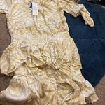 Patrons of Peace NWT  Boho Botanical Print Mini Dress L Photo 6