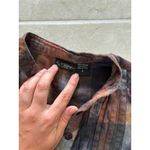 Daytrip Top Womens Size Sm Brown Tie Dye Y2K Button Edgy Grunge Punk Y2K Boho Photo 5