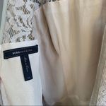 BCBGMAXAZRIA Aimee Dress Taupe Cream Lace Size 4 Photo 6