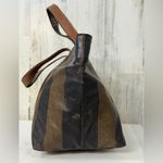 Fendi Pequin Vintage Coated Nylon Canvas Bag Photo 2