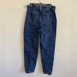 Karl Lagerfeld  Dark Blue Ankle Jeans Size 10 High Rise Paper Bag Waist Photo 4