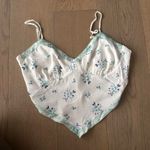Cotton Candy LA floral handkerchief cropped cami White Photo 0