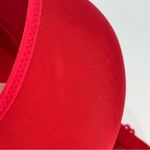 VADALALA Elegant Red Lace Bra Lace Detail Underwire Padded Bra Size 42 D Photo 15