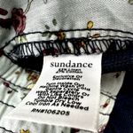 Sundance Rosaville Pants Linen Plaid Button Relaxed Pockets Midnight 6P NWOT Blue Photo 3