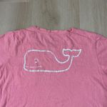 Vineyard Vines  Womens Pink Short Sleeve T-Shirt Whale Logo‎ Pocket Tee Photo 2