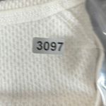 We The Free  Thermal Top Paisley Cuff Long Sleeve Shirt Casual White‎ Size S READ Photo 8