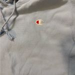 Champion  Light Blue Reverse Weave Women's Hoodie Size M Photo 8