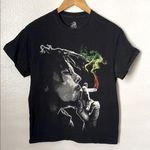 Zion Rootswear Bob Marley  Rasta smoke graphic tee M unisex Photo 0