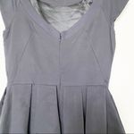 French Connection Scoopneck Bell Skirt Black Dress Size 4 Photo 9