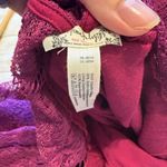 Free People  Dhaloa Magenta Lace Mini Dress Photo 7