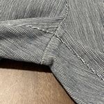 Chico's Platinum Denim Pinstripe Pants Women's Size 1.5 (US 10) Straight Leg Photo 8