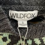 Wildfox NWT Women’s  Distressed Wool/Alpaca Blend Knit Sweater Hoodie Size S Photo 1