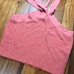 Halogen Coral cropped ribbed crop top i Photo 2