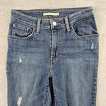 Levi's  721 High Rise Skinny Blue Jeans Distressed Women's Size 28 Photo 1