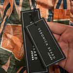 Veronica Beard NWT  Tiffany Cropped Top in Tribal Print Linen Blend Tank Womens L Photo 11