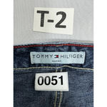 Tommy Hilfiger Womans Excellent Condition Capri Blue Jeans 22 Wide Leg 0051/T-2 Photo 2