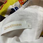 Zimmermann NWOT  Multicolor Fluted Mini Dress Photo 2