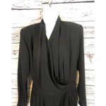 American Vintage Vintage Regina Porter faux wrap V neck black Jumpsuit with pockets size 12 Photo 8