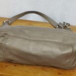 Coach F19415 Metallic Leather Signature Embroidered Shoulder Bag Photo 7