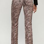 Reformation  Peyton Snake High Rise Bootcut Jeans Photo 1