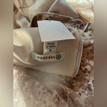 Versona NWT  Cream Snake Print V Neck Maxi Dress, Size 6 Photo 5