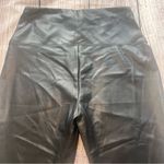 Zenana Outfitters Faux Leather Black High Waist Leggings Pants Womens Size Large Biker Photo 7