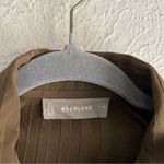 Everlane  The City Stripe Shirt Beech brown Sz 4 Photo 4