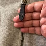 Ralph Lauren Lauren  Quarter Zip Sweater Top size M Heather Gray 1/4-zip Pullover Photo 3