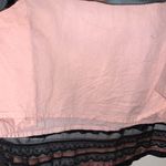 Motherhood Maternity  black colorful layered lace fringe midi skirt Photo 4