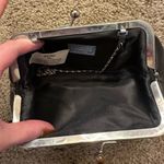 Black Satin Bow Clutch Shoulder Purse Small Photo 6