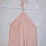 Tobi NWT Pink Halter Style Scalloped Hem Mini Dress Photo 1