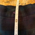 Sag Harbor  100% wool Plaid pants Vintage (12) Will Fit Size 8 pleated Tartan Photo 6
