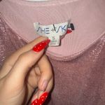 She & Sky Pink Metallic Halter Bodysuit Photo 2