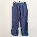 Sigrid Olsen  linen Women's Casual Blue Trousers Photo 1