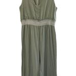 Japna  Sage Green Wide Leg Crop Jumper Size Large 700E Photo 0